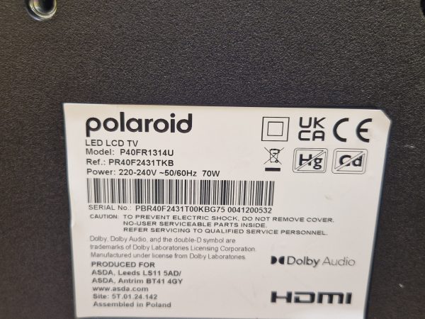 Polaroid P40FR1314U SMART Roku TV 40" Full HD LED TV - Image 5